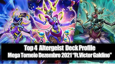 Yu Gi Oh Altergeist Deck Profile Top 4 Mega Tournament December 2021