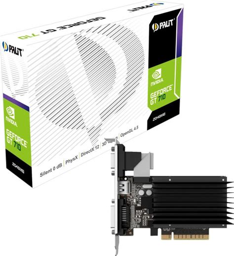 Palit Geforce Gt 710 Passive 2gb Ddr3 Vga Dvi Hdmi 16980