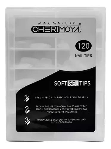 Tips Para Soft Gel Cherimoya Modelo Stiletto 120 Unidades