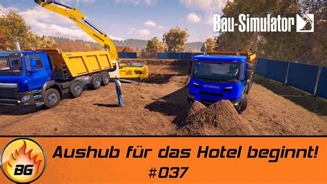 Bau Simulator 037 Aushub für das Hotel beginnt Construction