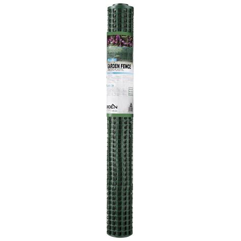 BOEN 48 In X 50 Ft Plastic Green Fence Temporary Barrier Garden Fence