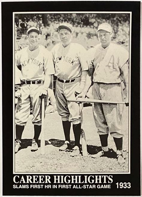 Babe Ruth Lou Gehrig Jimmie Foxx Megacards The Babe Ruth