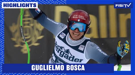 Guglielmo Bosca Da Sogno Nel SuperG Di Garmisch FISI TV FISI