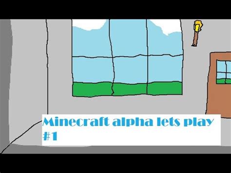 Minecraft Alpha Let S Play Youtube