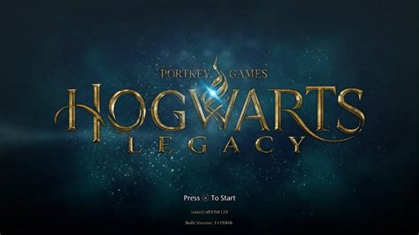 Hogwarts Legacy Main Menu Screen Youtube