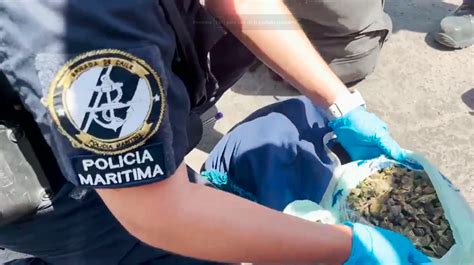 Video Polic A Mar Tima Incaut Medio Kilo De Droga Tras Operativo