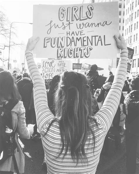 Girls Just Want To Have Fundamental Rights Women S March Girl Power