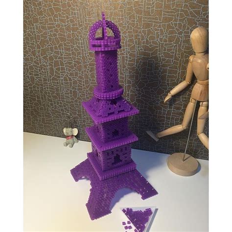 D Eiffel Tower Perler Beads By Zzz Yy D Perler Bead Designs