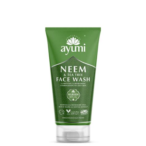 Ayumi Neem Tea Tree Face Wash Top Op Foods