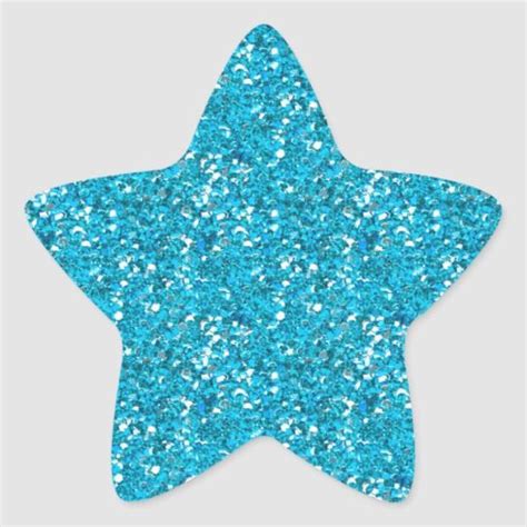 Blue Glitter Bow Sweet Sixteen Sticker Zazzle Glitter Bow Blue