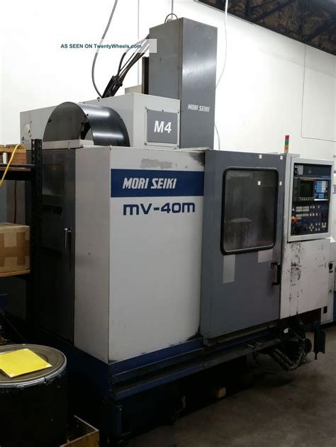 Mori Seiki Mv M Cnc Vertical Milling Center With Th Axis