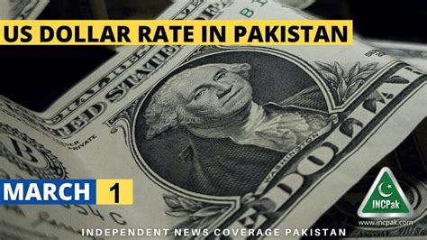 Usd To Pkr Dollar Rate In Pakistan Today March