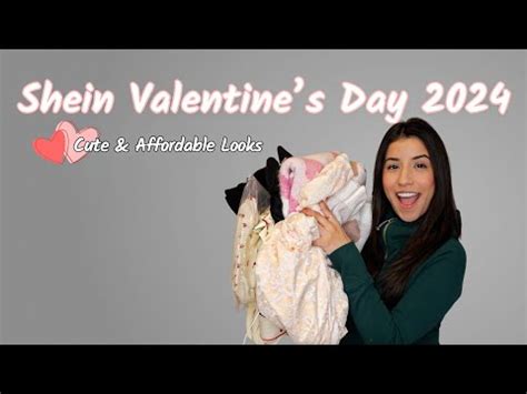 Shein Valentines Day Haul Cute Affordable Looks Youtube