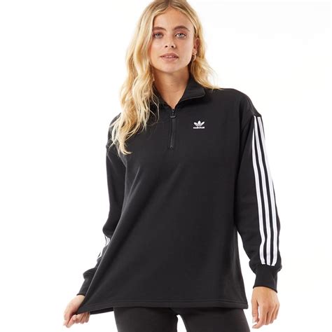 Adidas Originals Damen Adicolor Classics Sweatshirts Schwarz