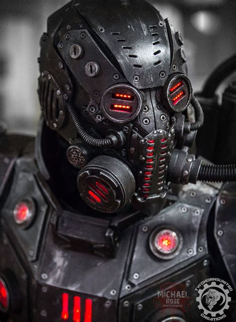 The Panzersoeldner Light Up Dieselpunk Armor Dieselpunk Armor Concept Sci Fi Helmet