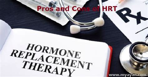 Pros And Cons Of Hrt Hormone Replacement Therapy