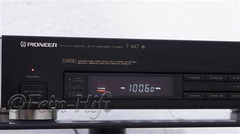 Pioneer F 447 Fmam Stereo Hifi Tuner Second Hand