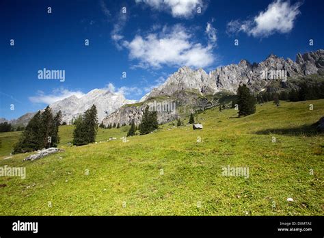 Austrian Alps in Summer Stock Photo - Alamy