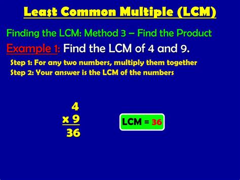 Least Common Multiple Lcm Ppt Download