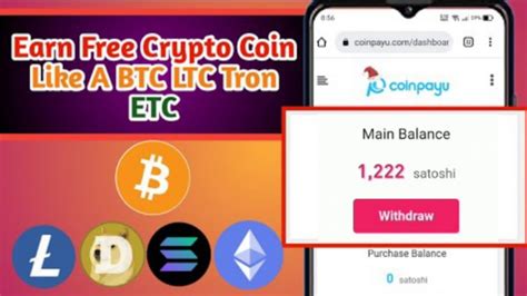 CoinPayU How To Earn Free Bitcoins Free Ethereum How To Earn More