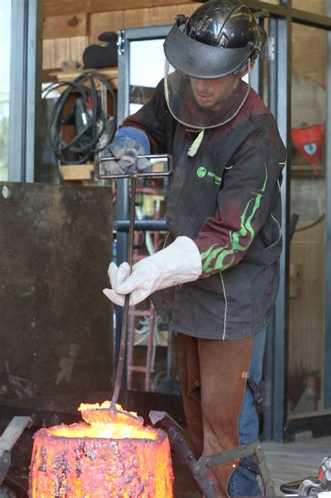 Obie Statue Steps Closer To Coming To Life As Crews Pour Bronze Cast