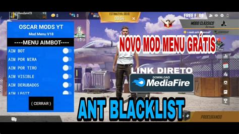 NOVO MOD MENU FREE FIRE GRÁTIS ATUALIZADO ENTRANDO PARTIDA RANQUEADA