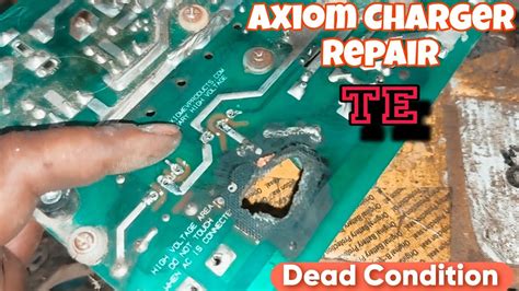 How To Change Mosfet In Axiom Charger Fully Dead Axiom Charger Repair