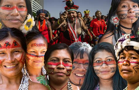 A Lição Das Mulheres Indígenas Em Marcha Revista Marie Claire