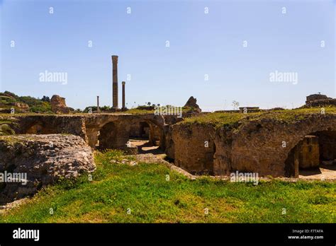 Old Carthage ruins in Tunisia Stock Photo - Alamy