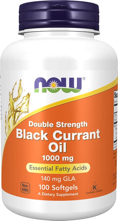 Amazon Now Foods Supplements Black Currant Oil Mg Double