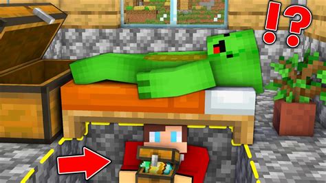 How Mikey Pranked Jj And Robbed His House In Minecraft Maizen