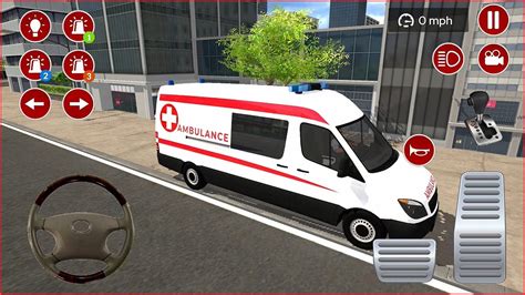 Direksiyonlu Ambulans Oyunu American Ambulnce Simulator Ambulans