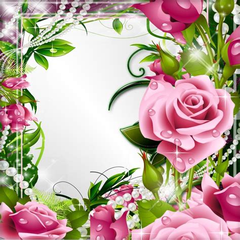 Mironna S Picture Frames August Pink Roses Mironna Picture