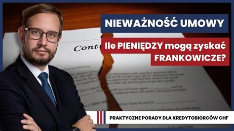 Frankowicze Bo Bank Co Im Daje Stwierdzenie Niewa No Ci Umowy Kredytu