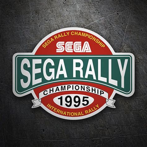 Pegatina Sega Rally Championship Teleadhesivo