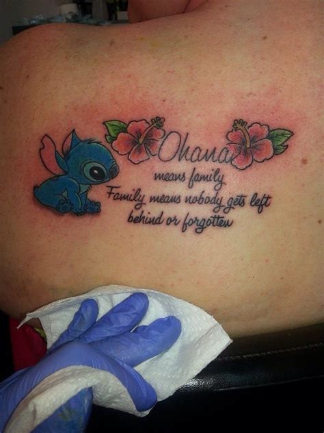 Ohana Means Family Tattoo