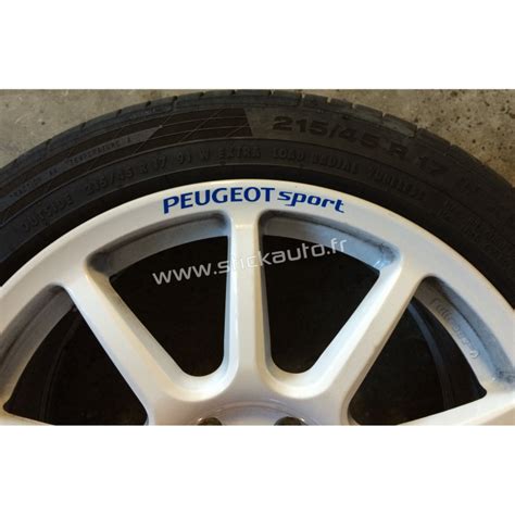 Kit Stickers De Jante Peugeot Sport