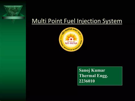 Multi Point Fuel Injection System Ppt Pptx