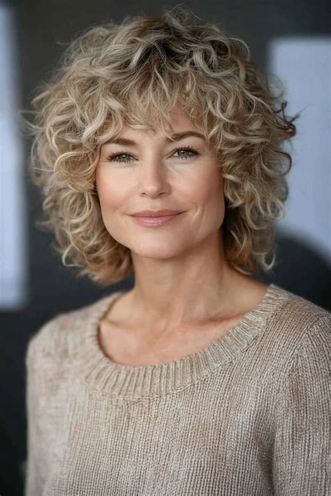 28 Age Defying Short Curly Hairstyles For Women Over 50 In 2024