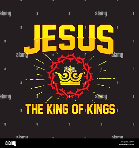 Impresión Cristiana Jesús El Rey De Reyes Imagen Vector De Stock Alamy