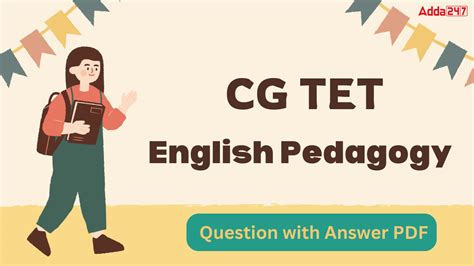 Cg Tet English Pedagogy Question With Answer