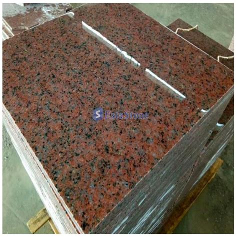 G Maple Red Granite Paving Slabs For Floor Suppliers Manufacturers