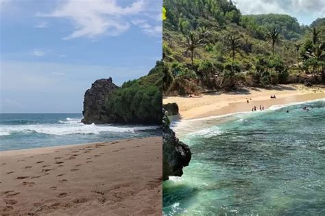 Gak Nyangka Hidden Gems Banget Pantai Sepi Di Gunung Kidul Ini