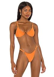 Camila Coelho Pamela Crop Top In Nude Revolve