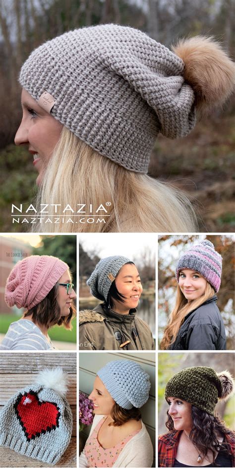 Crochet Slouchy Beanie Pattern 25 Free Patterns To Try Diy Folly