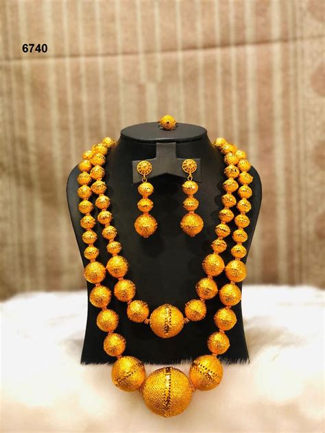 Galam Bols 2 Line Necklace African Fashion