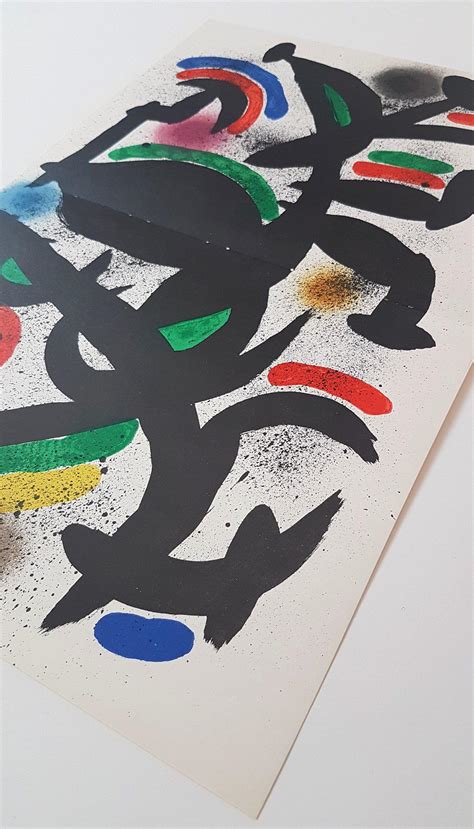 Joan Miró Litografia Original VIII for Sale Artspace