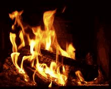 Burning Fireplace Fire GIF - Burning Fireplace Fire Logs - Discover & Share GIFs