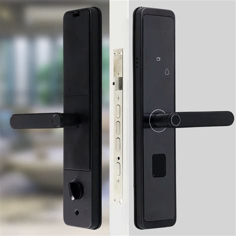 TaffHOME Smart Door Lock Password Fingerprint Card XR25 Black