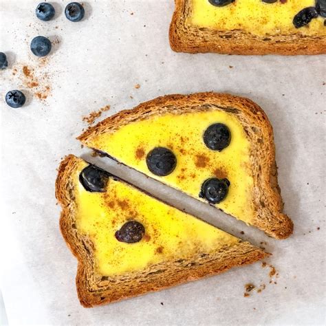 Yogurt Custard Toast With Berries Viral Tiktok Recipe